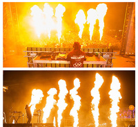 Projecteur de colonne de flamme spectaculaire pour spectacles de mariage, lanceur de jet DMX, effet de scène spécial 100W, glace carbonique