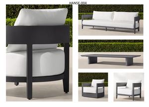 طقم أثاث حدائق خارجي من الحديد الزهر والألومنيوم، أريكة خارجية، باتايا تايلاند - Product Image 5