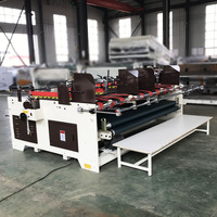 Machine à plier et à coller les boîtes en carton ondulé de haute qualité, à vitesse contrôlée, spéciale et standard, avec certification CE