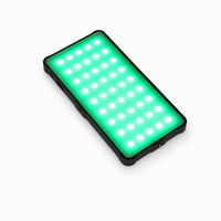 Lampu Video Portabel 14W 135 LED 4000mAh Saku RGB Fill Light 2800-6800K Ra90+ 1560lm untuk Kamera Ponsel Live Streaming