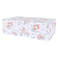 Boîtes d'emballage en papier de bonne qualité à motifs floraux, vente en gros, emballages cadeaux pour petites entreprises