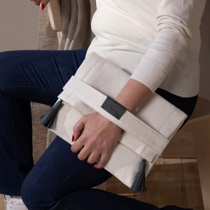 Sac fourre-tout en toile de coton égyptien avec fermeture éclair, élégant, léger, durable, polyvalent, pour usage quotidien, vente en gros EG - Product Image 1
