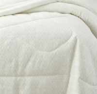 Parure de draps de luxe imprimée géométrique 7 pièces en microfibre tissée 400TC respirante et douce pour un mobilier de lit moderne