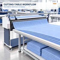 Machine industrielle de relaxation des tissus pour la découpe de vêtements et le traitement textile