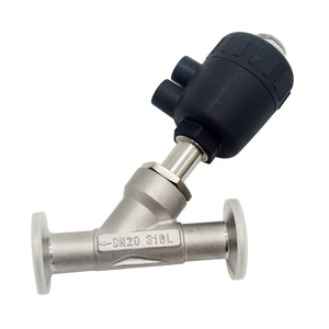 วาล์วปรับมุม 316L สแตนเลสสตีล ไตรแคลมป์ 1 นิ้ว ซีล PTFE สำหรับของเหลว - Product Image 3