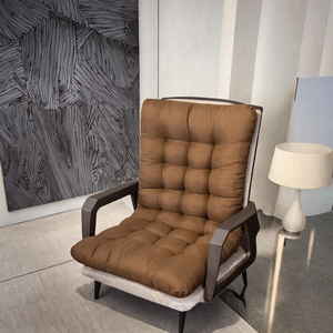 For Summer Office Recliner Rocking Chair Polyester <b>Cushion</b> Woven Anti Dust Mite Removable Washable Lumbar Support Seat - Product Image 2