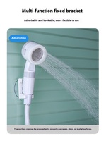 Pompe de douche électrique rechargeable améliorée pour camping en extérieur, plusieurs modes de pulvérisation pour la randonnée et les voyages, en PVC, capacité 1L-5L, avec poids