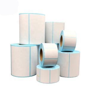 Custom 4x6 Inch Self Adhesive Plastic Blank Shipping Sticker Roll 100x150mm Waterproof Thermal Label Supermarket Industrial Use - Product Image 1