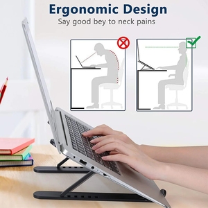 Universal Tablet Laptop Stand Foldable Stand Lifting Base Heat Dissipation Portable Elevated <strong>Storage</strong> <strong>Rack</strong> Computer Accessories - Product Image 6