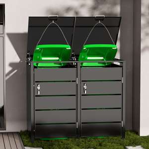 <span class=keywords><strong>Abri</strong></span> pour poubelle à roulettes durable, rangement extérieur pour poubelle, ensemble de 2/<span class=keywords><strong>3</strong></span>, grand <span class=keywords><strong>abri</strong></span> pour poubelle de garage extérieur pour villa, jardin - Product Image 5