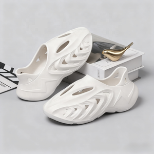 Scarpe di Lusso OEM di Alta Qualità, Calzature alla <span class=keywords><strong>Moda</strong></span> per Uomo e Donna in Bianco e Nero, Scarpe Casual per Passeggio - Product Image 2