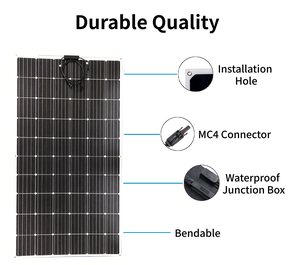 Fabricant chinois de panneaux solaires, <span class=keywords><strong>panneau</strong></span> <span class=keywords><strong>solaire</strong></span> semi-flexible <span class=keywords><strong>300W</strong></span> ETFE personnalisé, étanche, <span class=keywords><strong>pour</strong></span> <span class=keywords><strong>camping</strong></span>-<span class=keywords><strong>car</strong></span>, camion, poids lourd, <span class=keywords><strong>camping</strong></span>-<span class=keywords><strong>car</strong></span>, utilisation hors réseau - Product Image 3