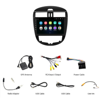 Autoradio Android 10 pour Nissan Tiida 2011 2012 2013 2014, navigation GPS, CarPlay, lecteur multimédia DVD, autoradio stéréo