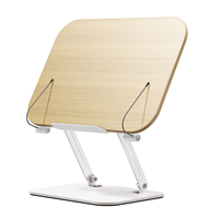Vente chaude Réglable Hauteur Support En Bois Pliable Livre Support De Lecture En Bois Livre Stand Pliant Bookstand serre-livres