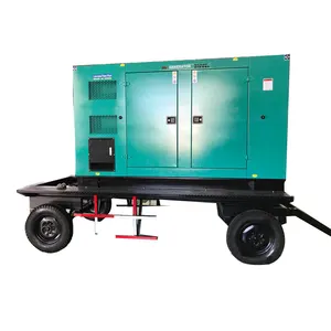 Low Power Mobile Power Station Chinese Factory Low Noise 80kw Diesel Generator Set