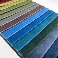 Tissu de canapé usine en gros allemagne velours personnalisé tissu solide uni pour le textile à la maison
