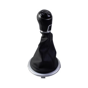 Housse de pommeau de levier de vitesse en cuir pour Volkswagen, accessoire intérieur de voiture pour boîte de vitesses manuelle à 5 vitesses - Product Image 3