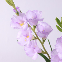 Bunga Gladiolus Buatan Merek Yida, Batang Panjang 91cm, Bahan PU Sutra, Gaya Nordik untuk Dekorasi Pernikahan, Hotel, dan Rumah, Cocok untuk Vas Lantai