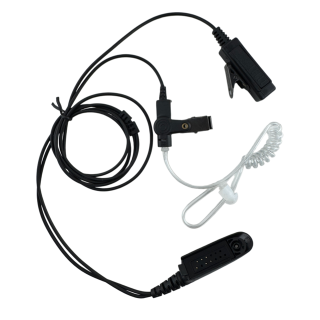 MOTOROLA GP328 Hidden Headphone air Duct PTT Dual Wire Detachable Headset for GP328 GP328PULS GP338 HT1250 HT750 Two-way Radios