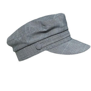 Dairui Casquette d'été en coton pour hommes et femmes béret léger à la mode Vintage Casual Duckbill Sailor Style pour un usage quotidien - Product Image 1