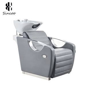 High-<b>end</b> Electric Shampoo <b>Bed</b> Flushing <b>Bed</b> Hair Salon Semi-reclining Shampoo Chair Electric Adjustment for Barber Shop - Product Image 1