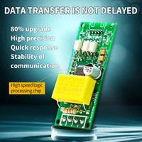 Medidor de Energía Inteligente Peacefair PZEM-004T-D-P TTL Modbus RTU Monofásico 100A CA 80-260V, Medidor de Potencia en Vatios y KWH para Hogar, Industria e IoT