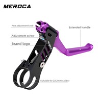 Levier de frein ultraléger MEROCA, accessoire de réglage usiné CNC pour frein à disque à commande par câble ou frein V-Brake sur vélo de montagne pliable