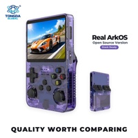 Console de jeu rétro portable R36S certifiée CE RoHS GCC, avec système ArkOS open source, écran 3,5 pouces, 128 Go, plus de 40 000 jeux, jeu fluide, vente en gros OEM