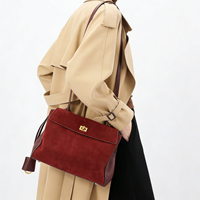 Sac à main en daim givré polyvalent 2025, sac à bandoulière pour femme, tendance personnalisée, bandoulière unique, sac bandoulière pour tous les jours