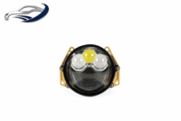Projecteur de phare LED rond de 3 pouces, 6000K, 12V, faisceau haut et bas, triple faisceau direct, super lumineux, haute luminosité, lampe universelle pour voiture