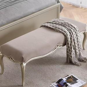 Muebles <span class=keywords><strong>de</strong></span> dormitorio para el hogar <span class=keywords><strong>de</strong></span> estilo americano, patas <span class=keywords><strong>de</strong></span> madera, <span class=keywords><strong>cama</strong></span> larga otomana, <span class=keywords><strong>cama</strong></span> <span class=keywords><strong>de</strong></span> tela moderna, banco <span class=keywords><strong>de</strong></span> pies - Product Image 1