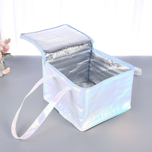 Sac isotherme Autonomy Square en tissu non tissé, glacière portable pour la livraison de thé au lait - Product Image 3