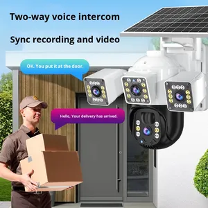 V360pro ngoài trời năng lượng mặt trời kích hoạt không thấm nước <span class=keywords><strong>IP</strong></span> <span class=keywords><strong>Camera</strong></span> <span class=keywords><strong>4</strong></span> ống kính 3 màn hình 3MP điều khiển từ xa đầy đủ màu sắc phát hiện tầm nhìn ban đêm - Product Image 6