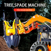 Machine à déraciner les arbres diesel robuste KESEN, machinerie forestière de qualité supérieure, fonctionnement facile, plantation d'arbres à grande échelle, garantie de 5 ans