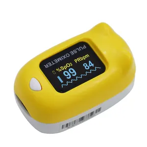 การดูแลบ้าน Spo2 อัตราการอิ่มตัวเลือดออกซิเจนนิ้ว oximeter สําหรับทารกแรกเกิดเด็ก