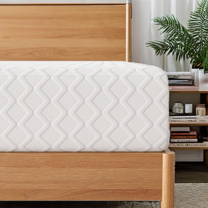 Матрас Signature Design Ashley 10-дюймовый Chime Express из пены с эффектом памяти, размер <span class=keywords><strong>Queen</strong></span>, белый, чехол из смесового полиэстера, с функцией снижения давления - Product Image 3