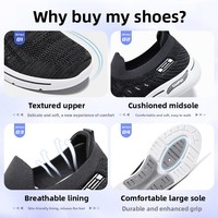 Chaussures de course décontractées pour hommes, nouvelle collection printemps-été-automne, respirantes, en tissu uni, baskets à absorption des chocs