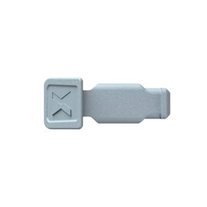 KNIPEX 00 61 10 CS <b>Clip</b> ColorCode grey (10 pieces) 21 mm - Product Image 1