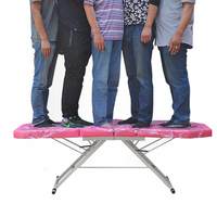 Lit de massage pliable stable de haute qualité, design moderne en cuir synthétique, salon inclinable portable, vente chaude et bon marché