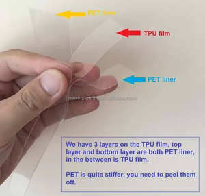 Ultimate Plus Accessoires Auto Film Transparent 7.5Mil TPU PPF Rouleau de Film Clair PPF Film de Protection de Peinture pour Carrosserie de Voiture pour Chauffeur de <span class=keywords><strong>Taxi</strong></span> - Product Image 5