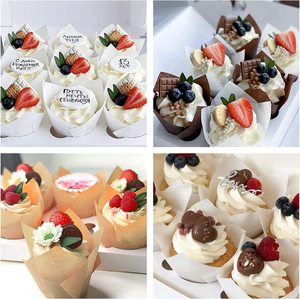 Giấy Bọc Hoa <span class=keywords><strong>Tulip</strong></span> Nướng Bánh Kích Thước Biểu Tượng Tùy Chỉnh 40gsm 50gsm 55gsm Cốc Đựng Bánh <span class=keywords><strong>Muffin</strong></span> Hộp Đựng Bánh Cupcake Cho Tiệc Cưới - Product Image 6