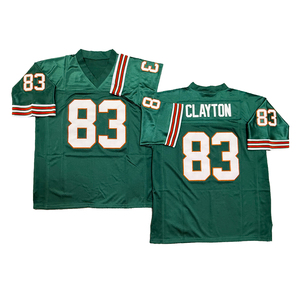 Gestikt rugbyshirt voor heren in vintage-stijl Zach Thomas Mark Clayton Mark Duper Jason Taylor S-3XL Snelle verzending - Product Image 4