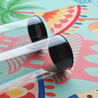 Tube de rangement pour tapis de Mahjong en acrylique transparent, organisateur de rouleaux, convient aux tapis de jeu roulés de 33 pouces