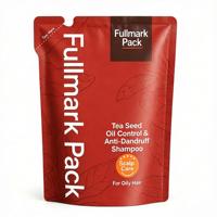Sachets de recharge personnalisés pour cosmétiques, avec encoche de déchirement et thermoscellage, pour emballage de shampoing et sérum capillaire, pour liquides