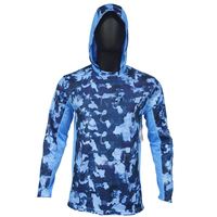 Maillot de pêche à manches longues à capuche pour homme Huk Performance, taille plus, sublimation personnalisée, UPF 50, respirant, imperméable, coupe-vent