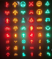 Feux de circulation LED 3 couleurs (rouge, ambre et vert) 12-24V DC, boîtier en polycarbonate, feux de circulation piétonniers rouge, vert et jaune