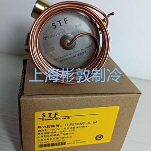 Vanne d'expansion thermostatée à température constante Shanghai TRFE120NC S pour réfrigérant R407c, pièce de réfrigération basse température - Product Image 3