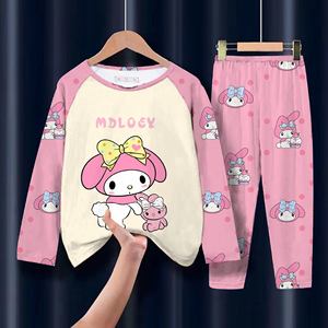<span class=keywords><strong>Pigiama</strong></span> per Bambine, Set Primaverile e Autunnale in Seta di Latte, Carino e Traspirante, per Bambine di Età Media e Superiore - Product Image 3