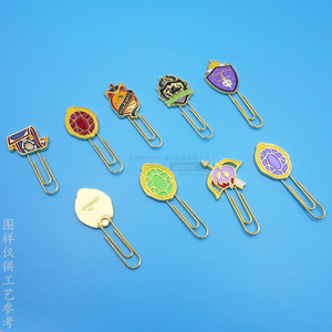 Cartoon Metal <b>Bookmarks</b> Gold Color Miniature Reusable Stationery <b>Gift</b> Custom Size - Product Image 1