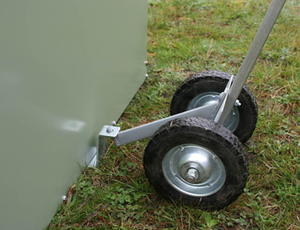 <span class=keywords><strong>Poulailler</strong></span> mobile portable galvanisé anti-renards avec roues pour jardin - Product Image 6